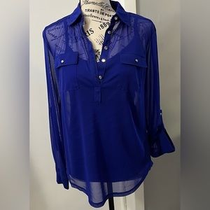 INC International Concepts, S, Cobalt blue